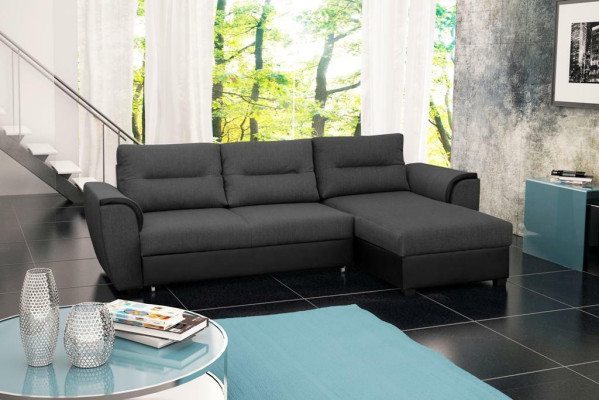 Sofá cama esquinero sofá acolchado esquinero función cama nuevo conjunto de función de dormir