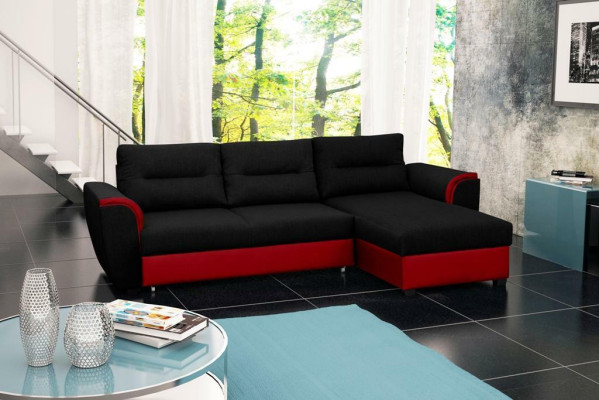 Sofá cama esquinero sofá acolchado esquinero función cama nuevo conjunto de función de dormir