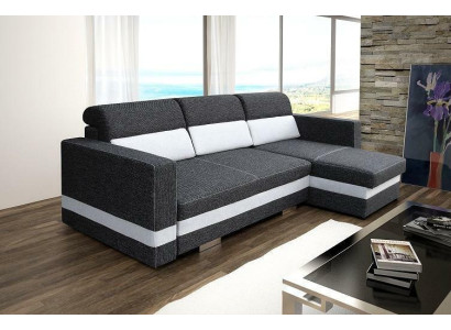 Sofá cama esquinero sofá sofá almohada esquina cama función de cama nuevo función de sueño conjunto