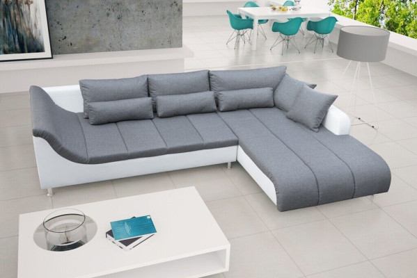 Sofá cama esquinero, sofá, sofá cama, función de cama, acolchado, función de sueño, nuevo juego de muebles.