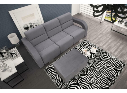 Sofá cama abatible de 3 plazas con función de cama y arcón para guardar ropa de cama Sofá cama plegable