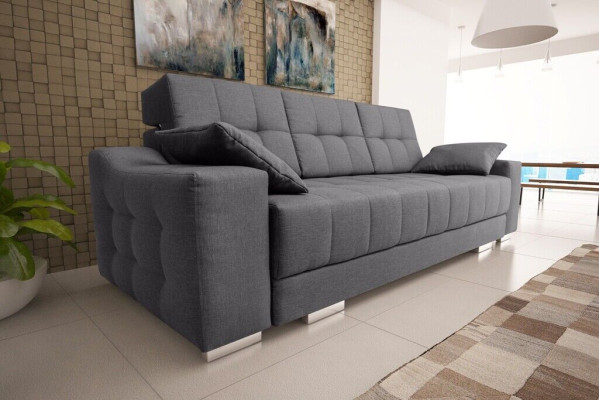 Sofá cama sofá sofá cojines multifunción de 3 plazas con función de cama