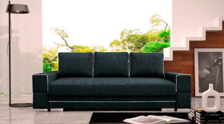 Sofá cama abatible de 3 plazas con función de cama + cajón para cama sofá cama abatible.