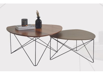 Mesa de centro Mesa de salón Mesa de centro de lujo 2x mesa auxiliar Mesa nueva