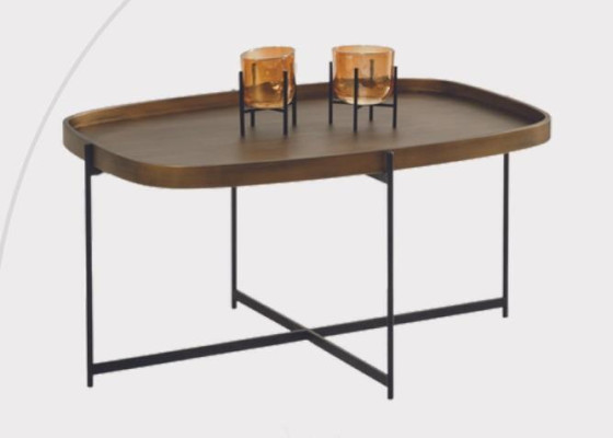 Mesa de centro rectangular Mesa de sala de estar de lujo Mesas auxiliares Mesa