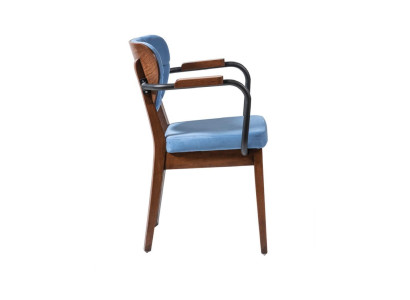 Silla diseño clásico salón comedor madera sillas tapizado sillón muebles