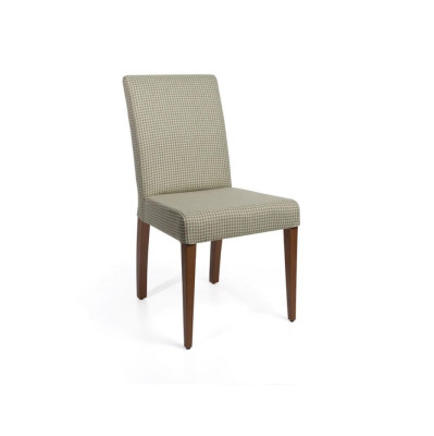 Diseño de silla Silla tapizada Silla con respaldo Silla de comedor Sillas Tapizadas de madera Sillón