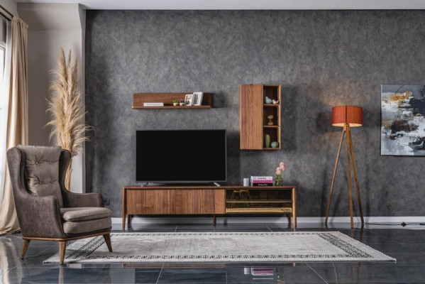 Sillón orejero de lujo para salón de una plaza de poliéster diseño moderno nuevo