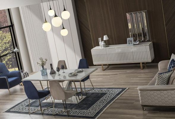 Silla de comedor de lujo. Sillones. Silla. Sillón. Sillas. Silla diseño. Azul turquesa. Nuevo.