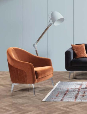 Conjunto de sofás 3+3+1 asientos Sofás Sillones Tela de lujo Diseño de sala de estar