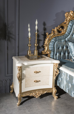 Mesita de noche beige elegante muebles modernos hermosos mesitas de noche lujo dormitorio nuevo