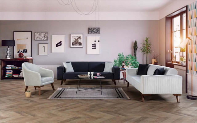 Diseñador de textiles acolchados de madera de 1 asiento, sofá acolchado, silla moderna nueva.