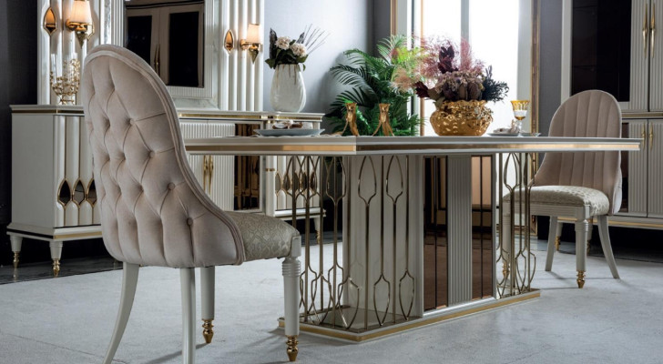 Mesa de comedor Muebles Mobiliario Mesas de comedor Diseño Lujo Mesas Mobiliario
