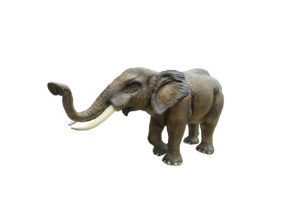 Estatuas de decoración de figuras de elefantes de tamaño natural escultura de figuras de elefantes 200 cm.