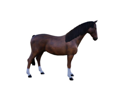 Figura de caballo a tamaño natural para decoración. Estatuas, esculturas, figuras decorativas de jardín, 250 cm.