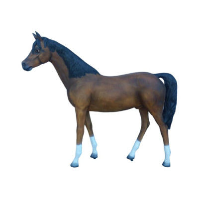 Figura de caballo a tamaño natural, decoración, estatuas, escultura, figuras de jardín, 230 cm.