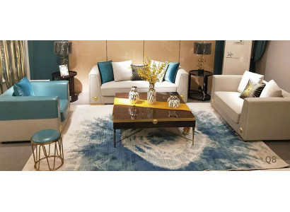 3 piezas juego de muebles de salón Sofá 3-2-1 conjunto completo de diseño de sala de estar