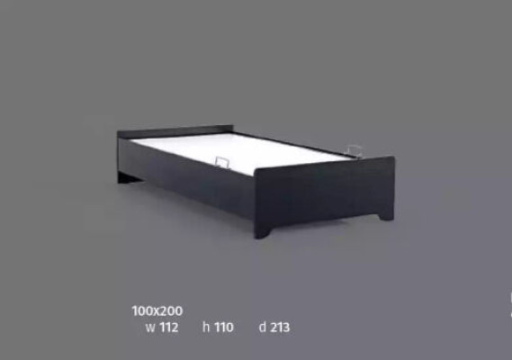 Camas Diseño moderno de muebles Lujo Camas infantiles negras Novedad para niños