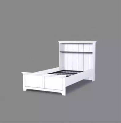 Cama de madera Diseño de dormitorio Muebles de lujo Habitación juvenil Blanco Clásico