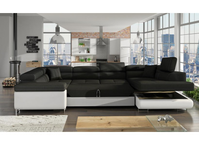 Diseño sofá esquinero sofá cama con función de cama sofá cuero tapizado textil sofás nuevo 5625