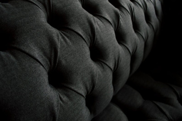 Chesterfield Textil Sofá de 2 plazas Sofá de lujo Sofás tapizados Sofás de diseño en tela