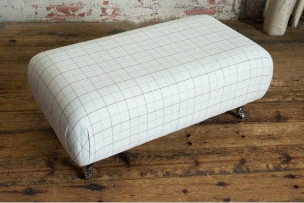 Chesterfield taburete otomano clásico de reposapiés otomano Banco nuevo de asiento relajante