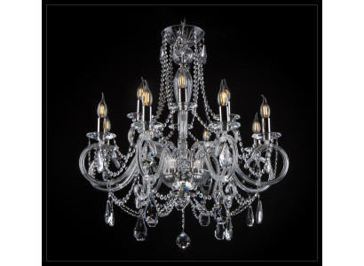 Bohemia Lámpara de techo moderna araña lámpara luminaria lámpara candelabro cristal nuevo