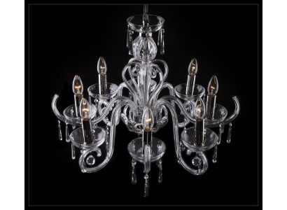 Bohemia Lámpara Moderna Lámpara de Techo Candelabro Lámpara de Cristal Lámpara de Araña Oro