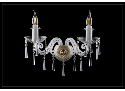 Bohemia aplique de pared lámpara luminaria candelabro de pared lámparas de pared de cristal lustre