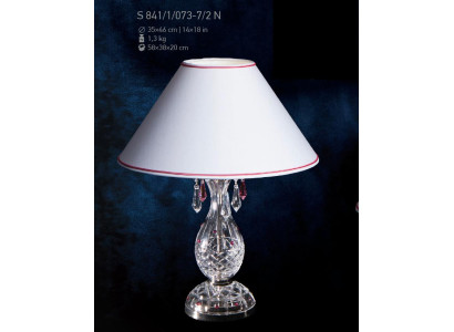 Lámpara de sobremesa clásica para mesita de noche, lámpara de mesa, lámpara de mesa Bohemia, lámpara de mesa.