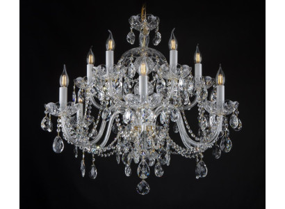 Bohemia Candelabro de cristal Lámpara Luz Lámpara de techo Lámpara colgante