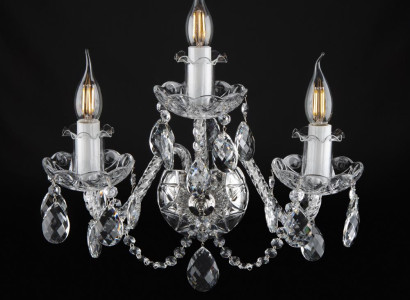 -Cristal de vidrio lámpara de pared candelabro iluminación sala de estar Elite Bohemia