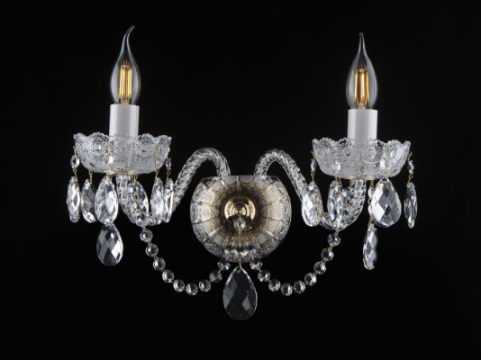 Aplique de pared Bohemia Luster Estilo antiguo Lámpara de pared Lámpara de pared Nueva