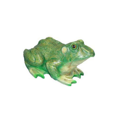 escultura abstracta de rana, figura decorativa de plástico estatua de 20 cm.