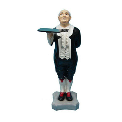 Butler figura estatua figuras estatuas escultura restaurante hotel 110cm estante nuevo