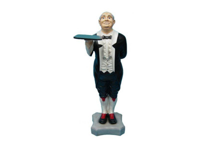 Butler figura estatua figuras estatuas escultura restaurante hotel 110cm estante nuevo