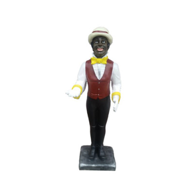 Butler Figura Estatua Figuras Estatuas Escultura Restaurante Hotel 95cm Soporte Nuevo