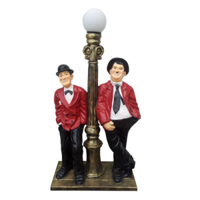 Estátua de decoración lámpara escultura 110cm estatuas esculturas Charlie Chaplin luminaria nuevo