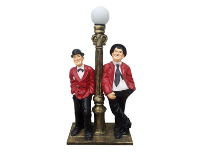 Estátua de decoración lámpara escultura 110cm estatuas esculturas Charlie Chaplin luminaria nuevo
