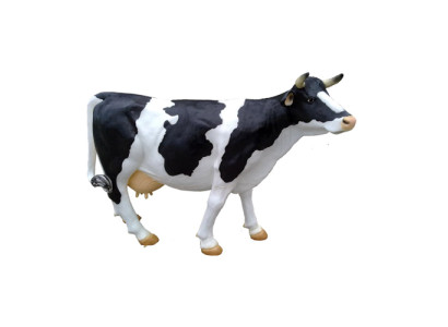 Expositor de decoración de vaca de granja de jardín, escultura de vaca de 210 cm nuevo.