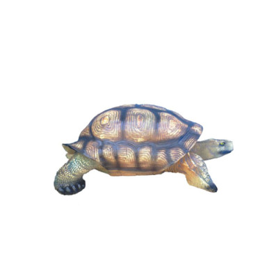 Decoración figura sala de estar Estatua moderna Tortuga Jardín pintada 110 cm Decoración