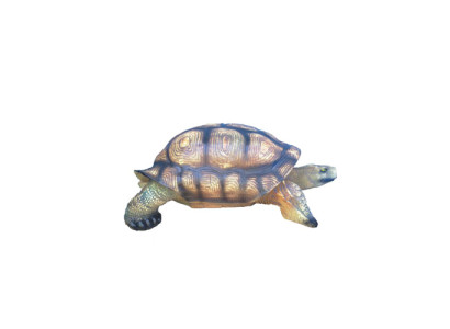 Decoración figura sala de estar Estatua moderna Tortuga Jardín pintada 110 cm Decoración