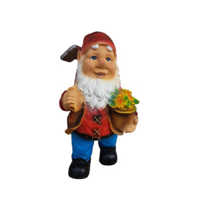 Jardín Casa Decoración Figura Estatua Esculturas Figuras Enanito Hecho a mano M36