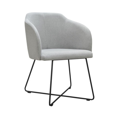1x Silla de comedor Sillón Silla de salón Sillón reclinable Silla tapizada con