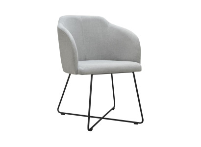 1x Silla de comedor Sillón Silla de salón Sillón reclinable Silla tapizada con