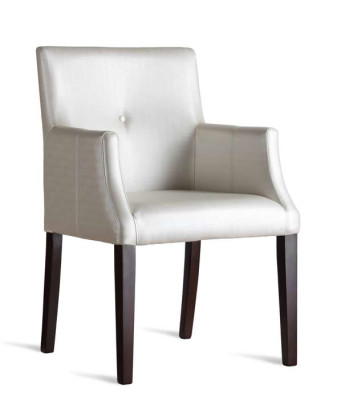 Diseño de silla Chesterfield de tela sillas tapizadas lujo sillón comedor.