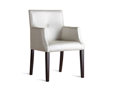 Diseño de silla Chesterfield de tela sillas tapizadas lujo sillón comedor.