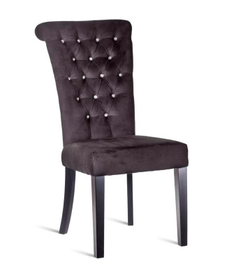Chesterfield Sillón de diseño Acolchado de madera Sillón Club de lujo