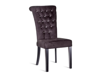 Chesterfield Sillón de diseño Acolchado de madera Sillón Club de lujo