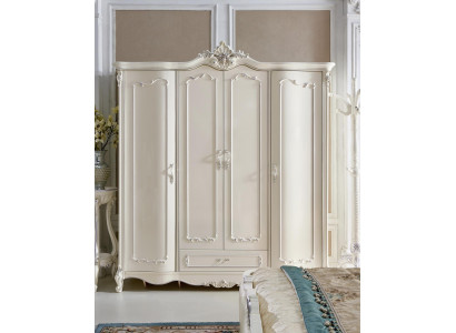 Estilo antiguo clásico Armario de madera maciza Armario de madera guardarropa armarios Barroco